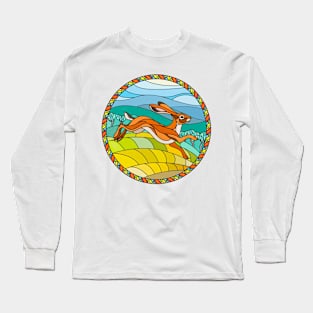 Hare In Glass Long Sleeve T-Shirt